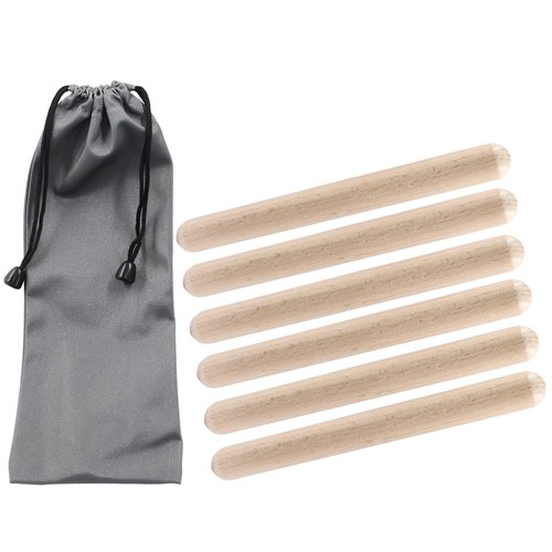 Pack hardwood rhythm sticks - 6,