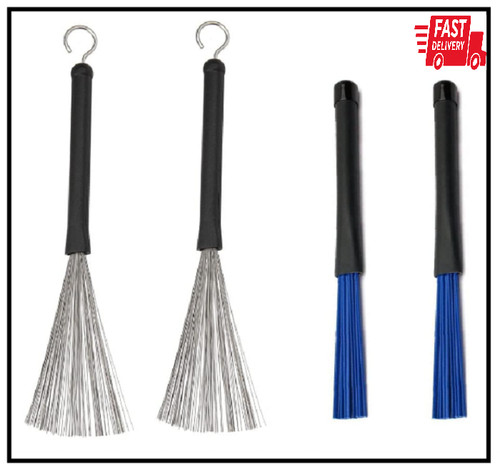 Retractable drum brushes - drum, set